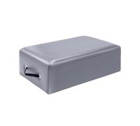 Pilates Sitting Box, for Reformer Body Stamina Stretching Balance Exercise Workout, Exercises to Advance Range of Motion, Flexibility & Strength,Off white