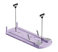 Pilates Sliding Board - Foldable Reformer Exercise Machine, LED Digital Counter, Adjustable Abdominal Roller with Automatic Rebound | -Function Fitness Equipment for Home, Core Strength, Yoga, Fu