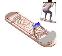 Pilates Sliding Board, Multifunctional Abdominal Board,Abdominal Wheel for Basic Workout | Core Training Equipment Multi Purpose and Foldable Abdominal Trainer for Mod