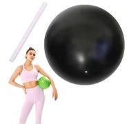 Pilates Small Exercise Ball, 9.85'' Workout Ball, for Yoga, Core Training, Physical Therapy, Balance, Stability and Stretching Pilates Equipment with Inflation Straw