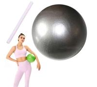 Pilates Small Exercise Ball, 9.85'' Workout Ball, for Yoga, Core Training, Physical Therapy, Balance, Stability and Stretching Pilates Equipment with Inflation Straw