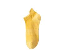 pilates socks non slip women Womens Trainer Socks Ankle Thin Cotton Women's Thin Athletic Running Low Cut No Show With Heel Tab Thermal Non-Slip Sock Essentials darn tough womens Yellow