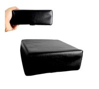 Pilates Support Pillow 17.5 x 17.5 x 7 cm Non-Slip Yoga Pillow, PU Leather Fitness, Comfortable Core Design with Balanced Stability Compact Meditation Aid for Training and Fit