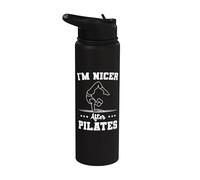 Pilates Teacher Instructor Fitness Class Exercise Workout Stainless Steel Insulated Water Bottle