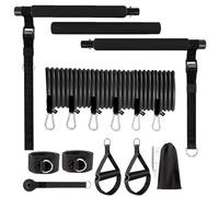 Pilates Toning Bar | Gym Equipment | Pilates Stick Bar Kit | Premium Quality Equipment Pilates Bar with Resistance Bands Full Body Toning for Home Workouts for All Fitness Levels