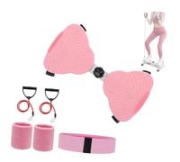 Pilates Twisting, Full Body Workout, 360° Rotating Fitness Board, Non-Slip Twist Board, Ab Twisting Board for Women/Men (Pink)