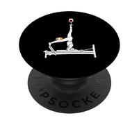 Pilates wine Reformer Pilates with guinea pig PopSockets Adhesive PopGrip