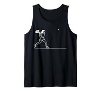 Pilates with Line Art Drawing Practitioner Tank Top