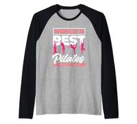 Pilates World's Best Pilates Instructor Raglan Baseball Tee