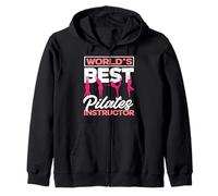 Pilates World's Best Pilates Instructor Zip Hoodie