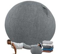Pilates Yoga Ball Cover 55Cm 65Cm 75Cm Durable Anti Scratch Balance Ball Cover Foldable Sitting Balls Chair Protector with Handle Training Ball Cover Puncture Protection,E,75cm/29.53inch