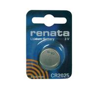 Pile bouton CR2025 lithium 3V 170 mAh Renata