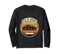 Pile of Shame Scale Model Kit Builder Funny Long Sleeve T-Shirt