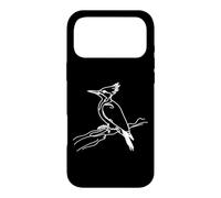 Pileated Woodpecker Line Art Birdwatcher Case for iPhone 17 Pro Max