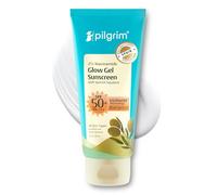 Pilgrim 2% Niacinamide Glow Sunscreen SPF 50 +++ for men and women with Spanish Squalane | Enhances Glow, Broad spectrum, Non-greasy, No white cast & Prevents Tanning | All skin types | 50 gm