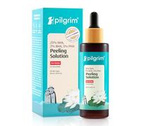 Pilgrim 25% AHA + 2% BHA + 5% PHA Peeling Solution 60ml For Face & Body |10-Minute Facial At Home|Gentle Exfoliating Serum for Tan Removal |For Glowing Skin, Even Skin Tone, Pore Cleansing |Men, Women