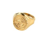 Pilgrim AIR Ring Goldplated Brass 102612004 - Unisex - Brass Gold Adjustable