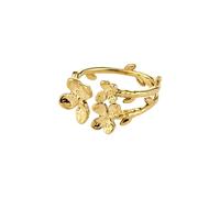 Pilgrim AJANI Ring Goldplated Brass 612612004 - Woman - Brass Gold Adjustable