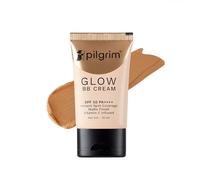 Pilgrim Almond Glow 3-in-1 Medium BB Cream SPF 50 PA++++ with Niacinamide, Hyaluronic Acid & VIT C for All Skin