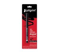 Pilgrim Black Mischief Kajal Smudge & Waterproof Single Stroke Matte Finish Lasts Up To 12Hrs | Kajal for Women | Lonng Lasting Eye Makeup