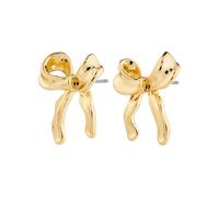 Pilgrim CASSIAN Stud Earrings Goldplated Stainless Steel 622512003 - Woman - Stainless Steel Gold 20 mm