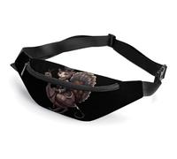 Pilgrim Cat on Turkey Belt Bag for Women Men Waist Bag Pouch with Adjustable Strap