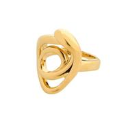 Pilgrim DIEGO Ring Goldplated Brass 652532004 - Unisex - Brass Gold Adjustable