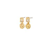 Pilgrim FIRE Earrings Goldplated Brass 112612003 - Woman - Brass Gold 16 mm