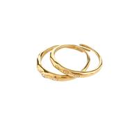 Pilgrim FIRE Ring Goldplated Brass 112612004 - Woman - Brass Gold Adjustable