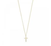 Pilgrim Flynn Cross Gold Tone Necklace 40cm + 12cm