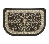 Pilgrim Hearth Area Rug, Polypropylene, Coffee/Tan/Golden Sand/Light Teal, 36" x 23"