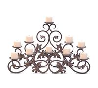 Pilgrim Home and Hearth 17504 Venice Fireplace Candelabra Candle Holder, Distressed Bronze