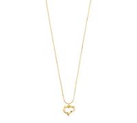 Pilgrim IRIS Necklace Goldplated Brass 122612001 - Woman - Brass Gold 40 cm