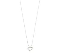 Pilgrim IRIS Necklace Silverplated Brass 122616001 - Woman - Brass Silver 40 cm