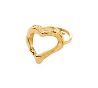 Pilgrim IRIS Ring Goldplated Brass 122612004 - Woman - Brass Gold Adjustable