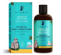 Pilgrim Korean Argan Oil Hair Conditioner with White Lotus & Camellia,Discover Healthy,Bouncy and Shiny Hair,Deep Nourishment All Hair Types,Men and Women, Korean Beauty Secrets, 200 Millilitre