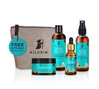 Pilgrim Korean Beauty Flawless Skin Face Care Kit With Vitamin C Night Serum & Jute Kit Bag | Daily Face Wash 100 Ml, Refreshing Face Mist & Toner 100 Ml, Brightening Day Cream Spf50 100 Gm