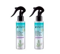 Pilgrim Korean Black Rice and Rosemary Water Spray With Biotin For Strong, Nourished Hair 200ml (Pack of 2)| Spray for Regrowth | Thicker & Stronger Hair | Sulphate & Paraben Free I For Women for Men