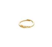 Pilgrim LULU mom stack Ring Goldplated Stainless Steel 632532054 - Woman - Stainless Steel Gold Adjustable
