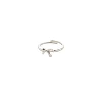 Pilgrim LULU sløjfe stack Ring Silverplated Brass 632536014 - Woman - Brass Silver Adjustable