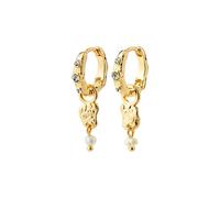 Pilgrim Sloan Earrings Goldplated Brass 662632003 - Woman - Brass Gold 25 mm