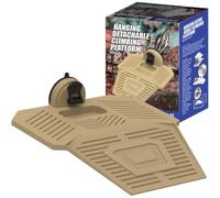 Pilgrimage Area - Climbing Ramp for Reptiles, Resting | Stable Removable Dock, Supply Area with Solid Suction Cups for Aquarium and Tort Terrariums