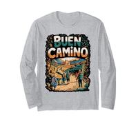 Pilgrimage St. James Pilgrim Way Hiking for Hiker Long Sleeve T-Shirt