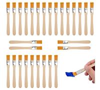 Pilikoll 30 Pcs Paint Brush Set Nylon Acrylic Paint Brushes Keyboard Cleaning Brush Chip Paint Brushes With Wooden Handle for Art Painting Drawing Cleaning Dust Brushing Glue and Home DIY