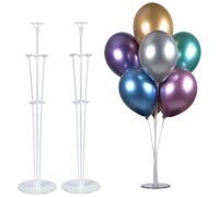 PILIN 28" Height Table Balloon Stand Kit for Birthday Party Decorations and Wedding Decorations, Happy Birthday Balloon Decorations for Party and Christmas(2 Pack)