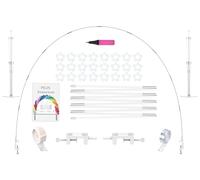 PILIN Balloon Arch Kit Reusable Balloon Arch Stand White for Weddings, Graduations,Birthdays, Christmas decorations