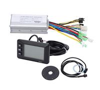 Pilipane 36V 48V Brushless Motor Controller Kit GD01 LCD Display Thumb Throttle Power Assist Sensor Combo for Electric Bike Scooter Bicycle Aluminum Alloy ABS Plastic 500W Motor