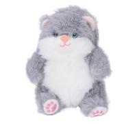 Pilipane Adorable Stuffed Animal Cat Timeless Companion Fluffy Cuddling Partner Playful Ease Cat Plush Toy for Girls Women (Grey)