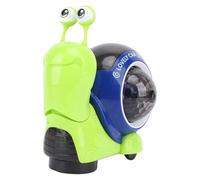 Pilipane Baby Electric Snail Toy Dazzling Light Music Cute Improve Hands On Ability Electronic Animal Crawling Toy