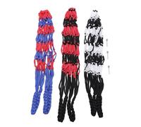 Pilipane Ball Net Bag Portable Sports Net Ball Carrier Storage Mesh with Pump Needles for Football Basketball Volleyball Team Sports Durable Nylon Material 3pcs Set